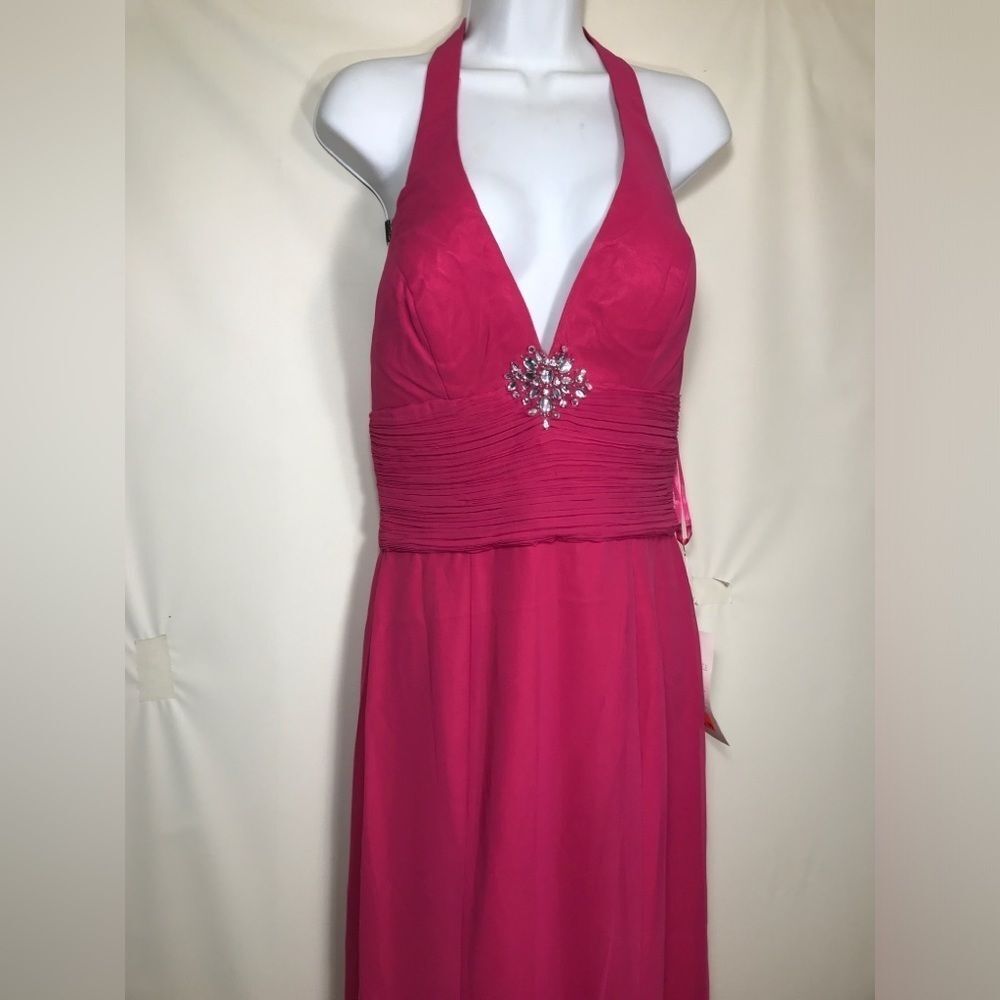 My Fashion Style Raspberry Size Large Nwt Prom Evening Dress